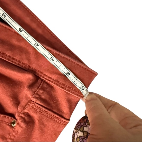 Curve Appeal Rust Skinny Pants Size 20W Plus Stretch - Picture 10 of 11